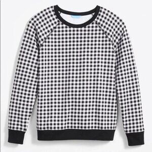 Vintage Black Gingham Draper James Sweatshirt